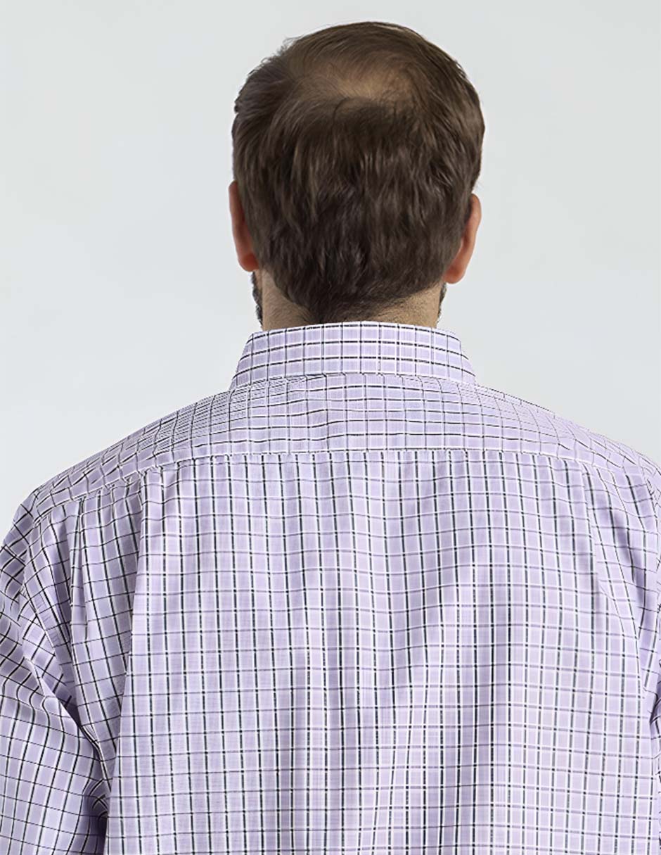 Camisa casual Cavalatti manga larga para hombre