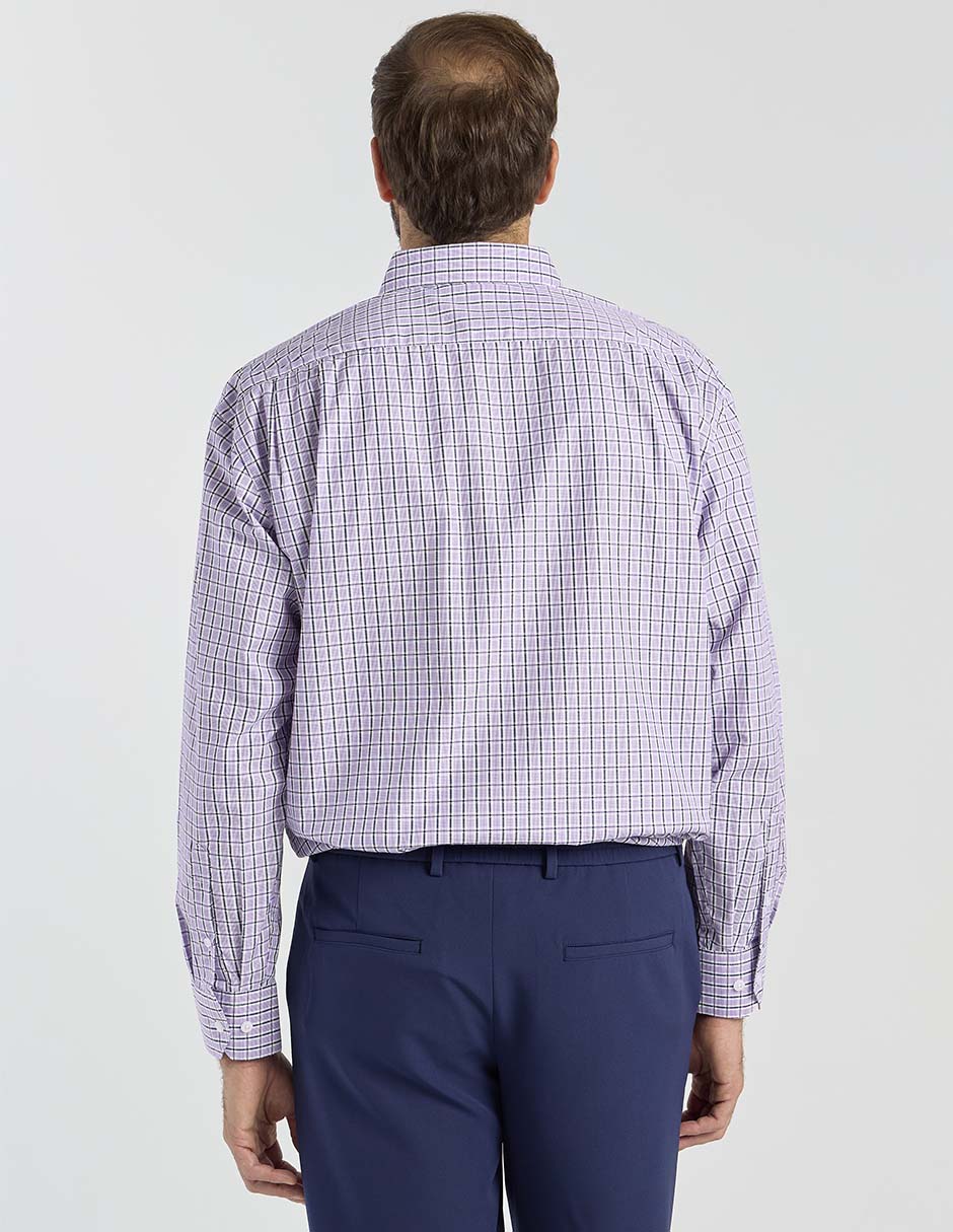 Camisa casual Cavalatti manga larga para hombre
