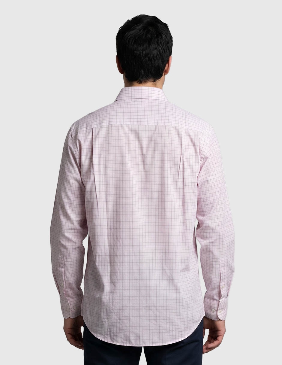 Camisa casual cavalatti manga larga para hombre