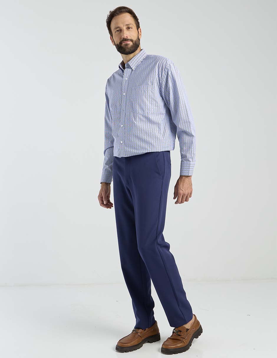 Camisa casual Cavalatti manga larga para hombre