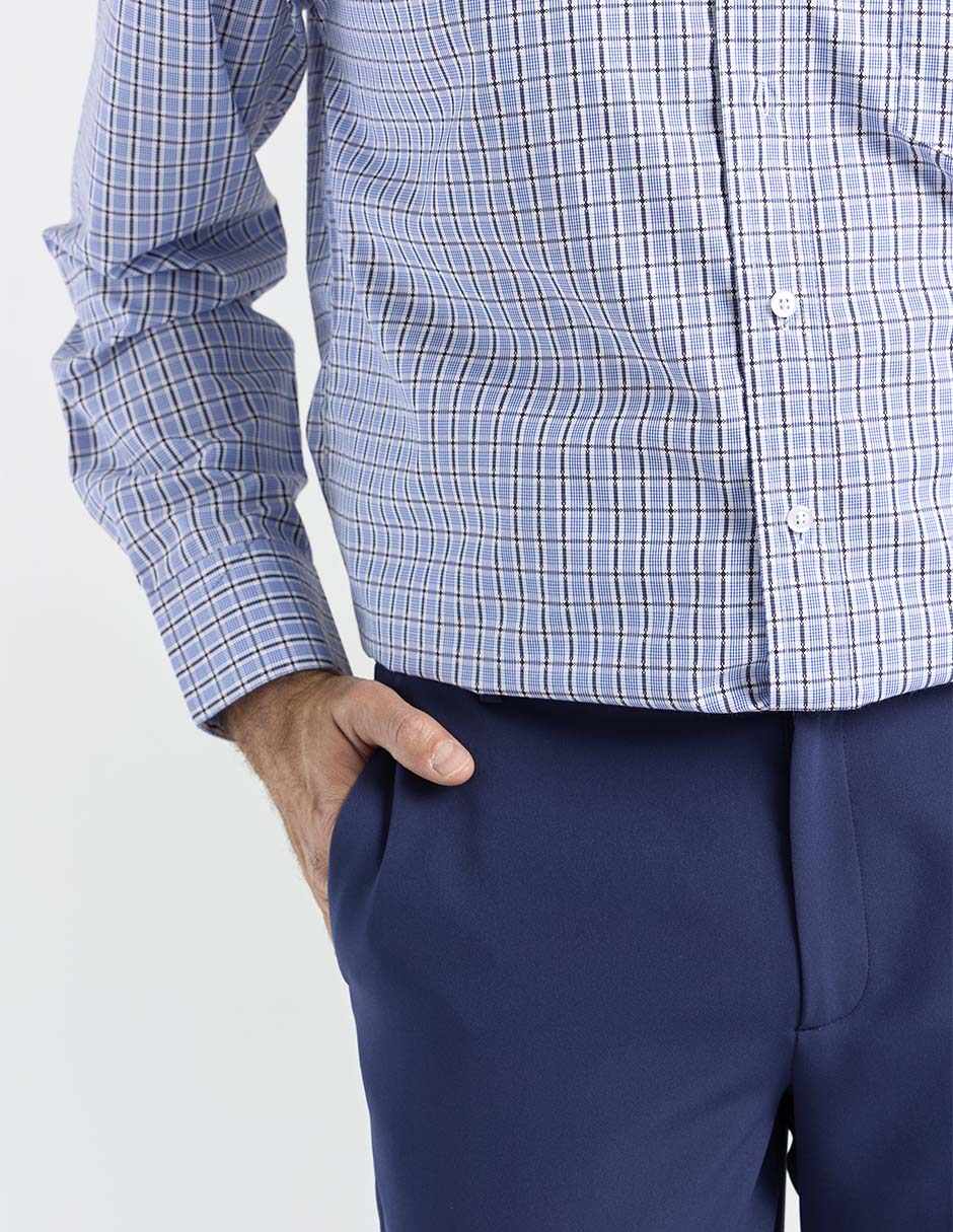 Camisa casual Cavalatti manga larga para hombre