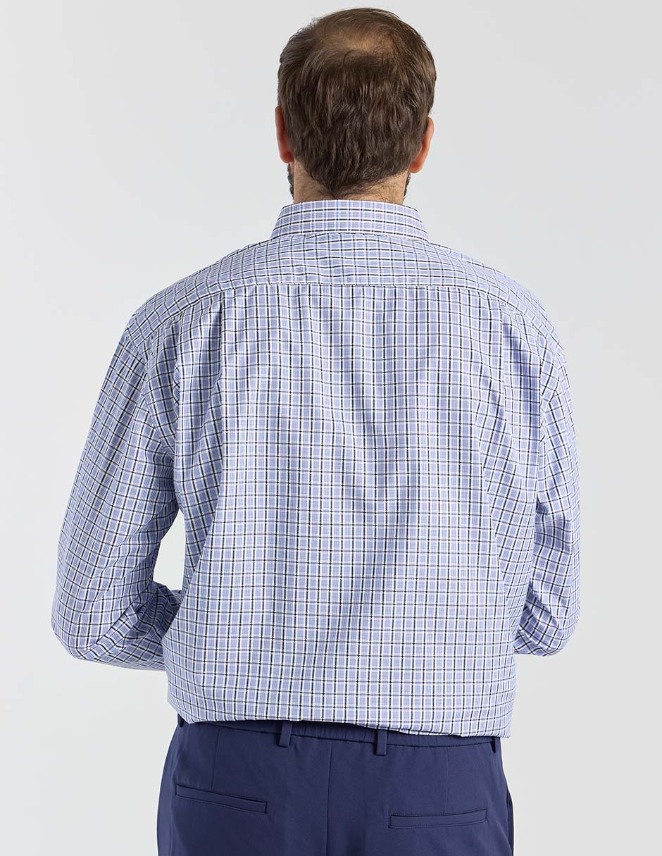 Camisa casual Cavalatti manga larga para hombre