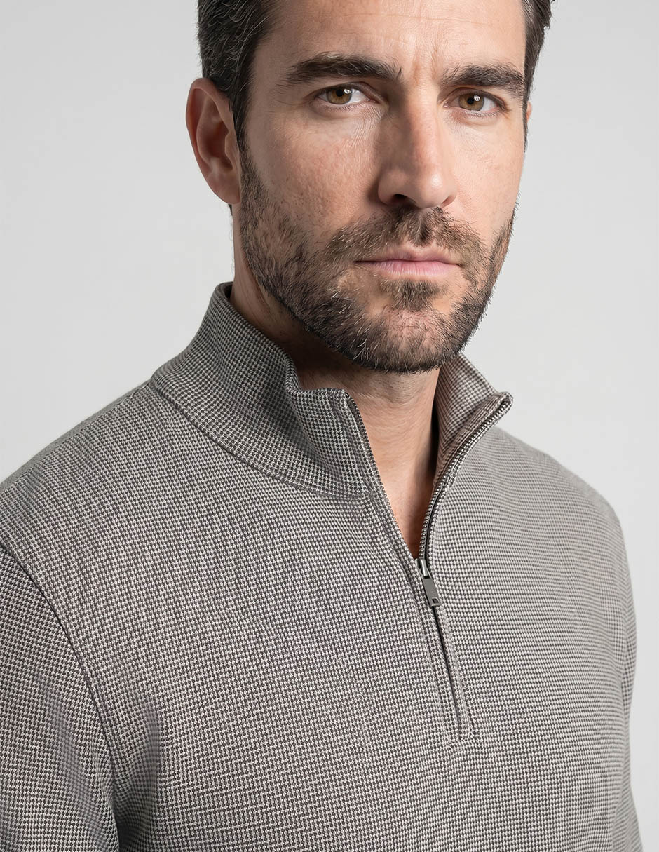 Playera Haggar cuello alto para hombre