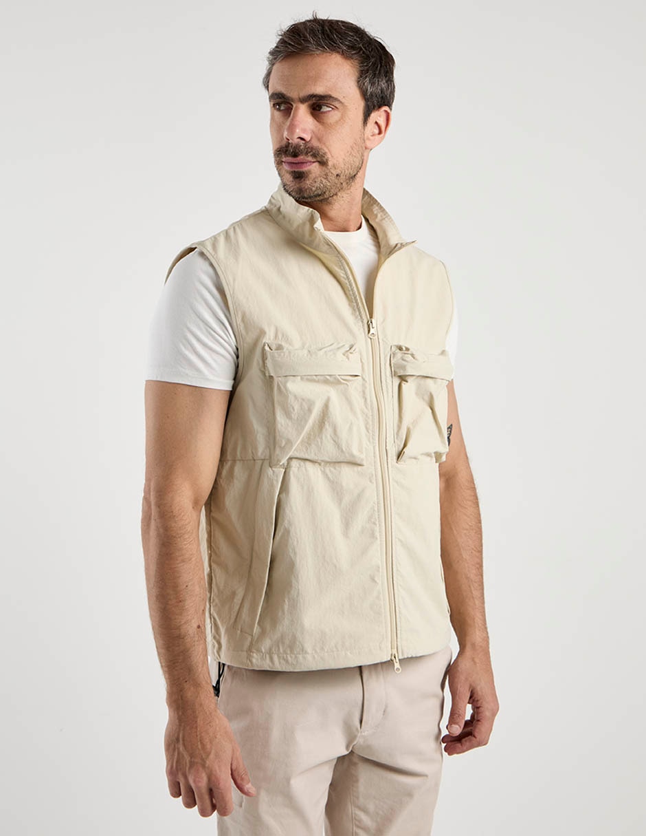 Chaleco Polosur con bolsillos para hombre