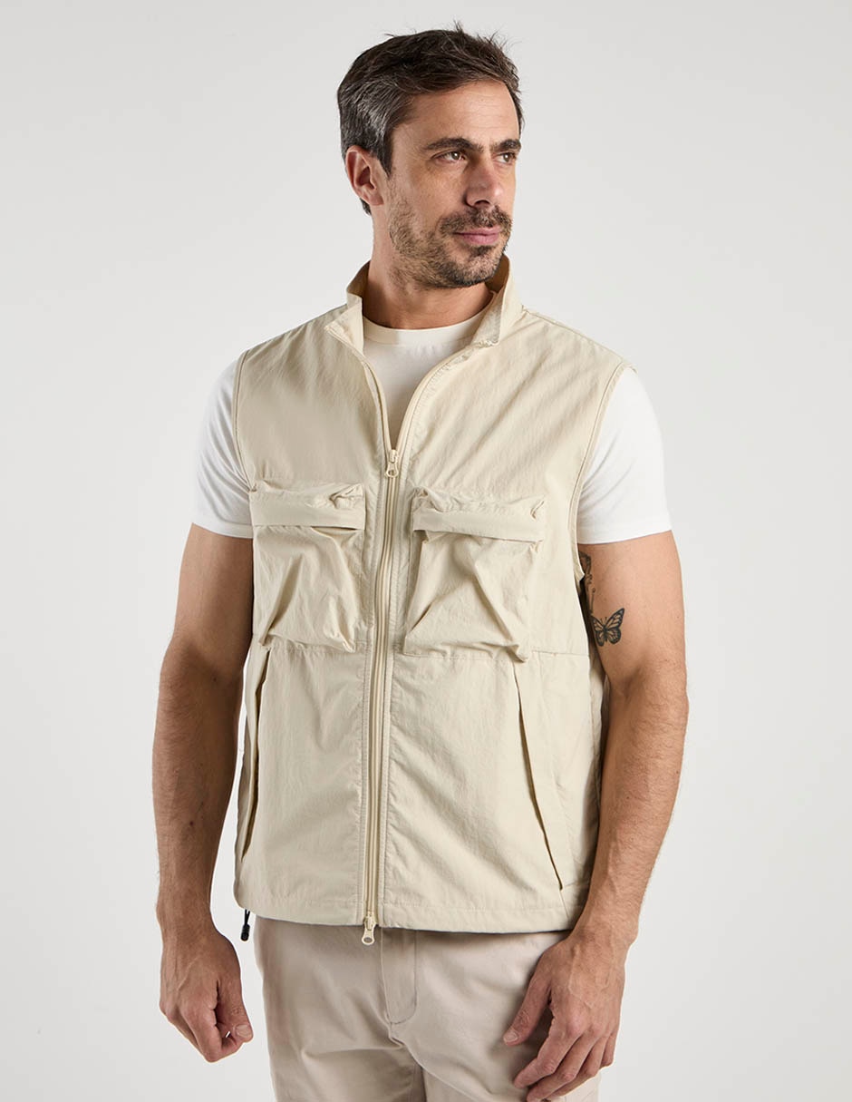 Chaleco Polosur con bolsillos para hombre