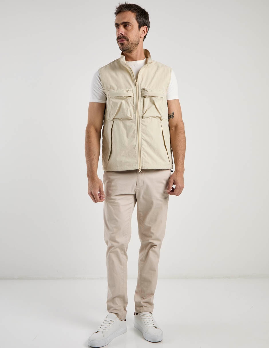 Chaleco Polosur con bolsillos para hombre