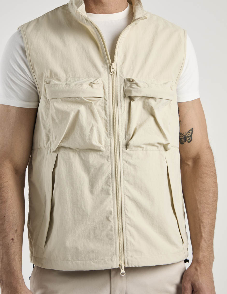 Chaleco Polosur con bolsillos para hombre