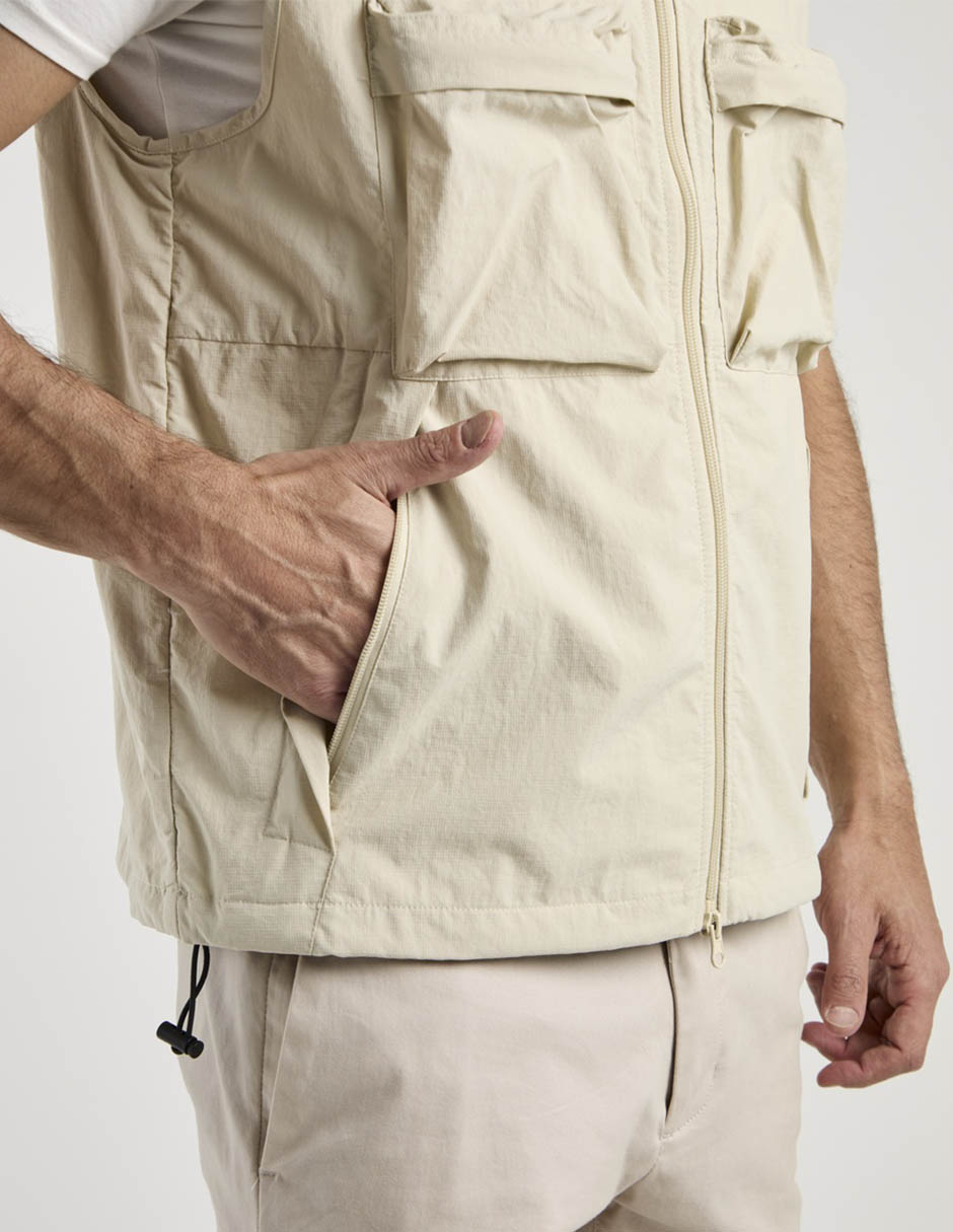 Chaleco Polosur con bolsillos para hombre