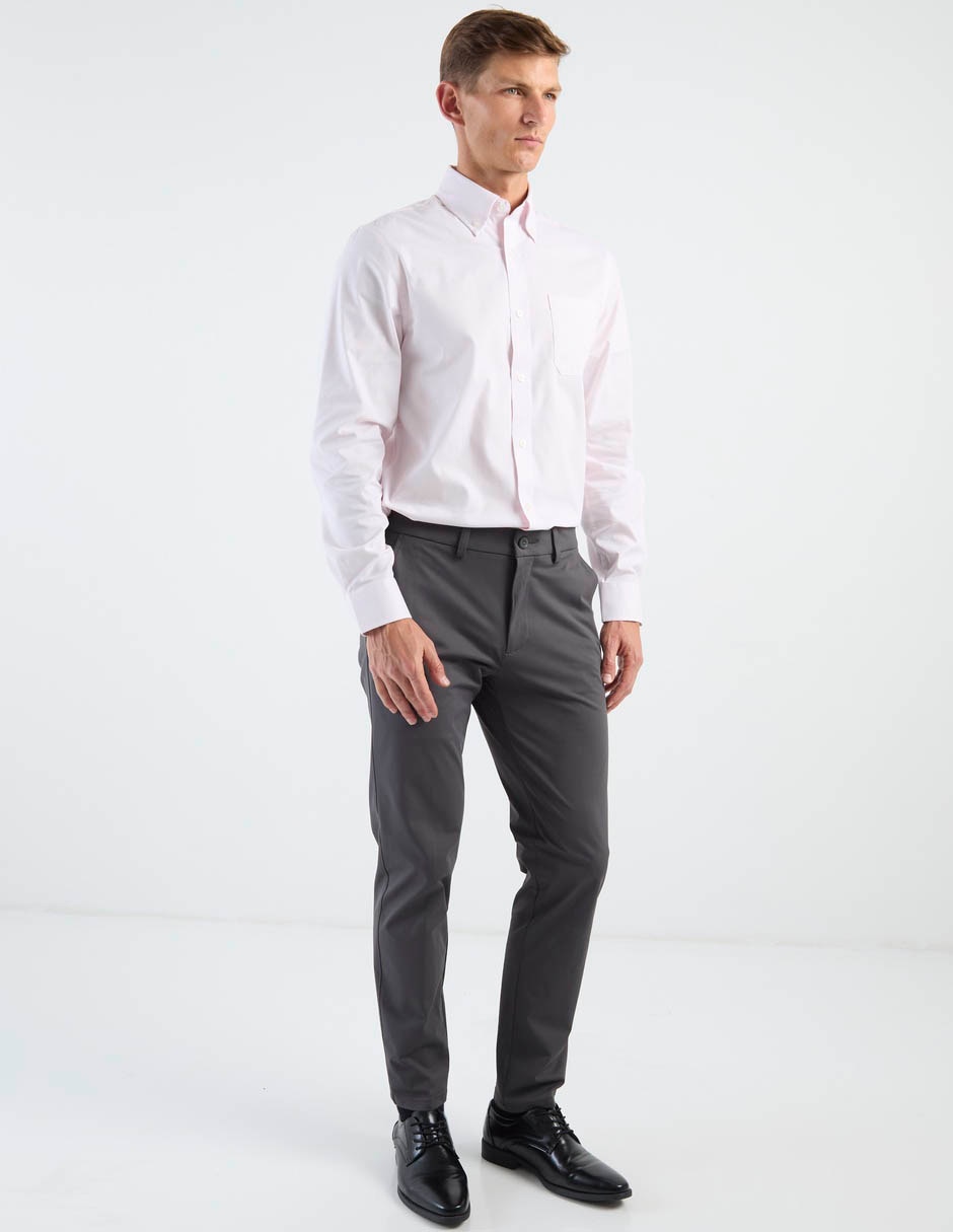 Pantalón chino slim de algodón para hombre 4