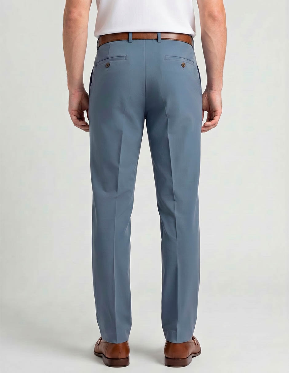 Pantalón chino slim de algodón para hombre 4