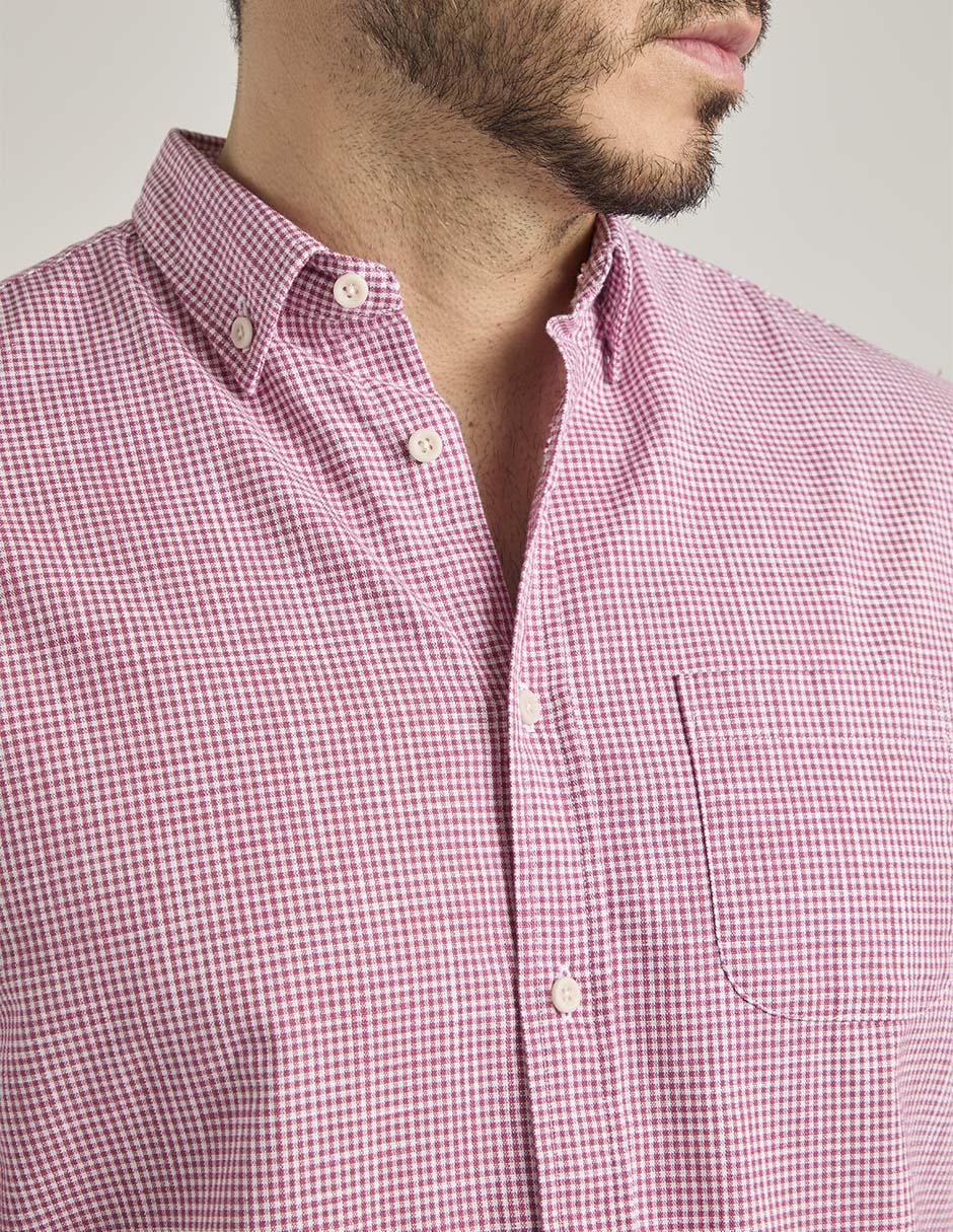 Camisa casual de algodón manga larga para hombre 3