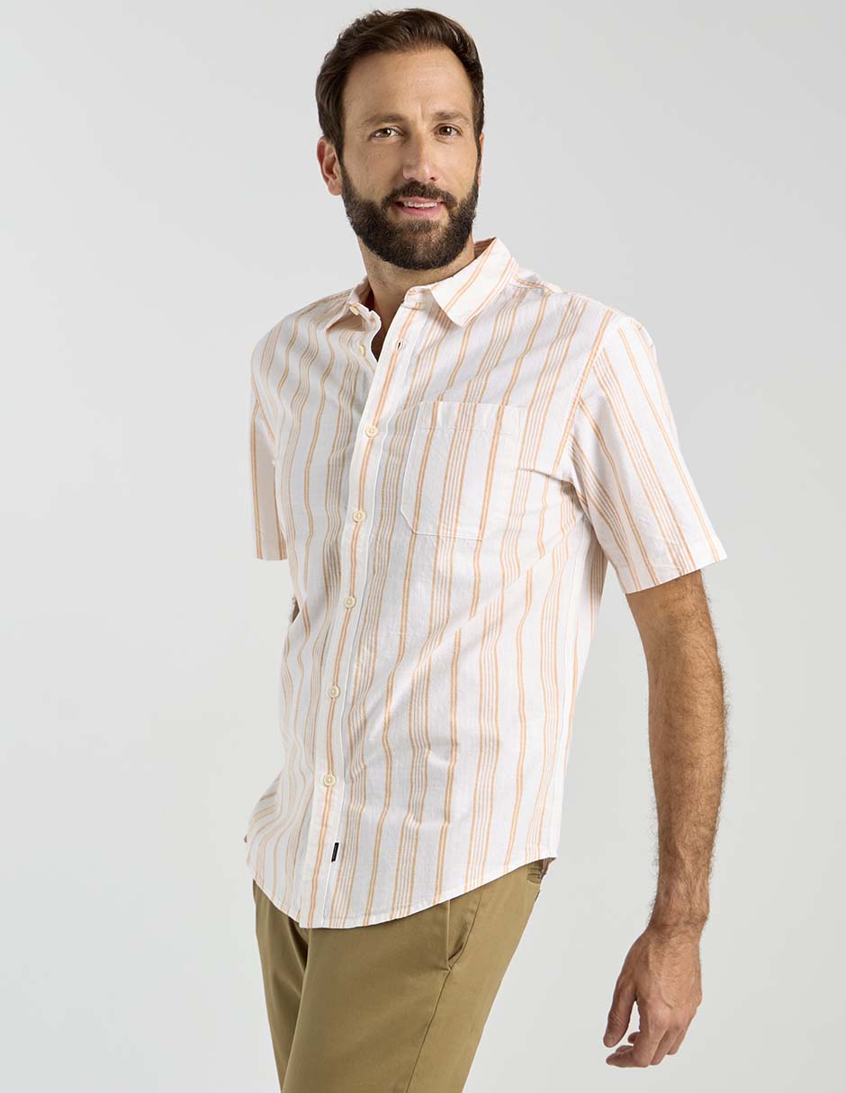 Camisa casual Dockers de algodón manga corta para hombre