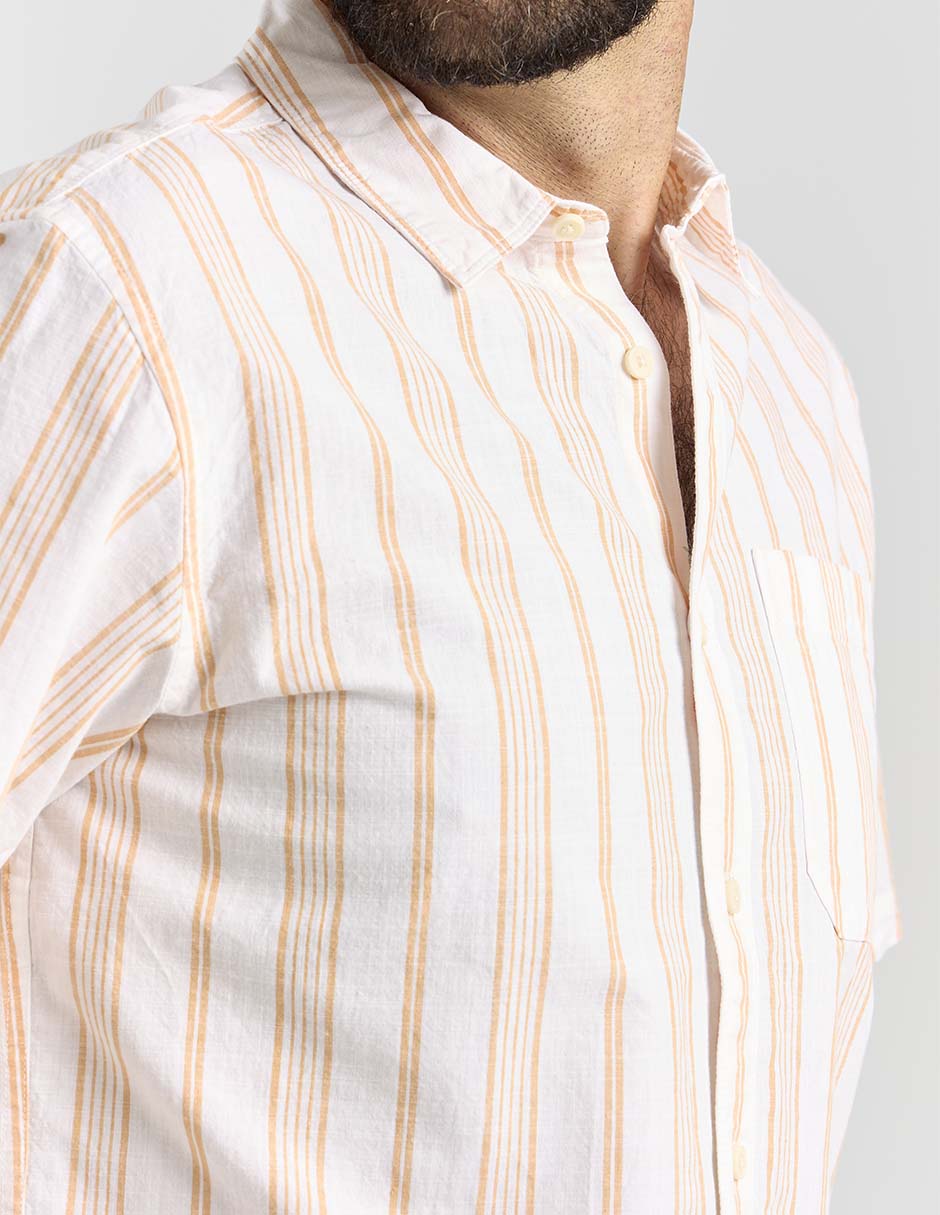 Camisa casual Dockers de algodón manga corta para hombre
