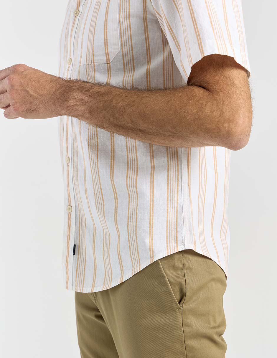 Camisa casual Dockers de algodón manga corta para hombre