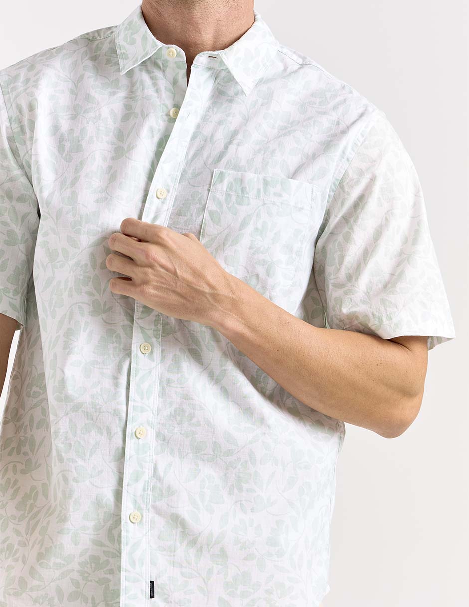 Camisa casual Dockers de algodón manga corta para hombre