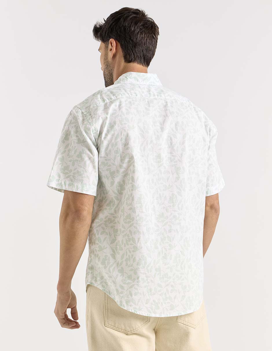 Camisa casual Dockers de algodón manga corta para hombre