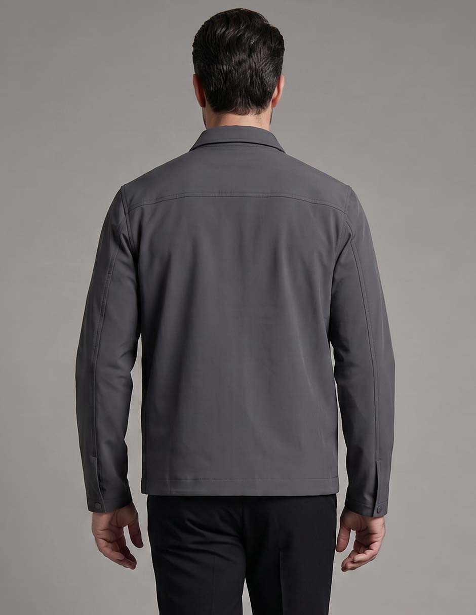 Camisa casual manga larga para hombre 2