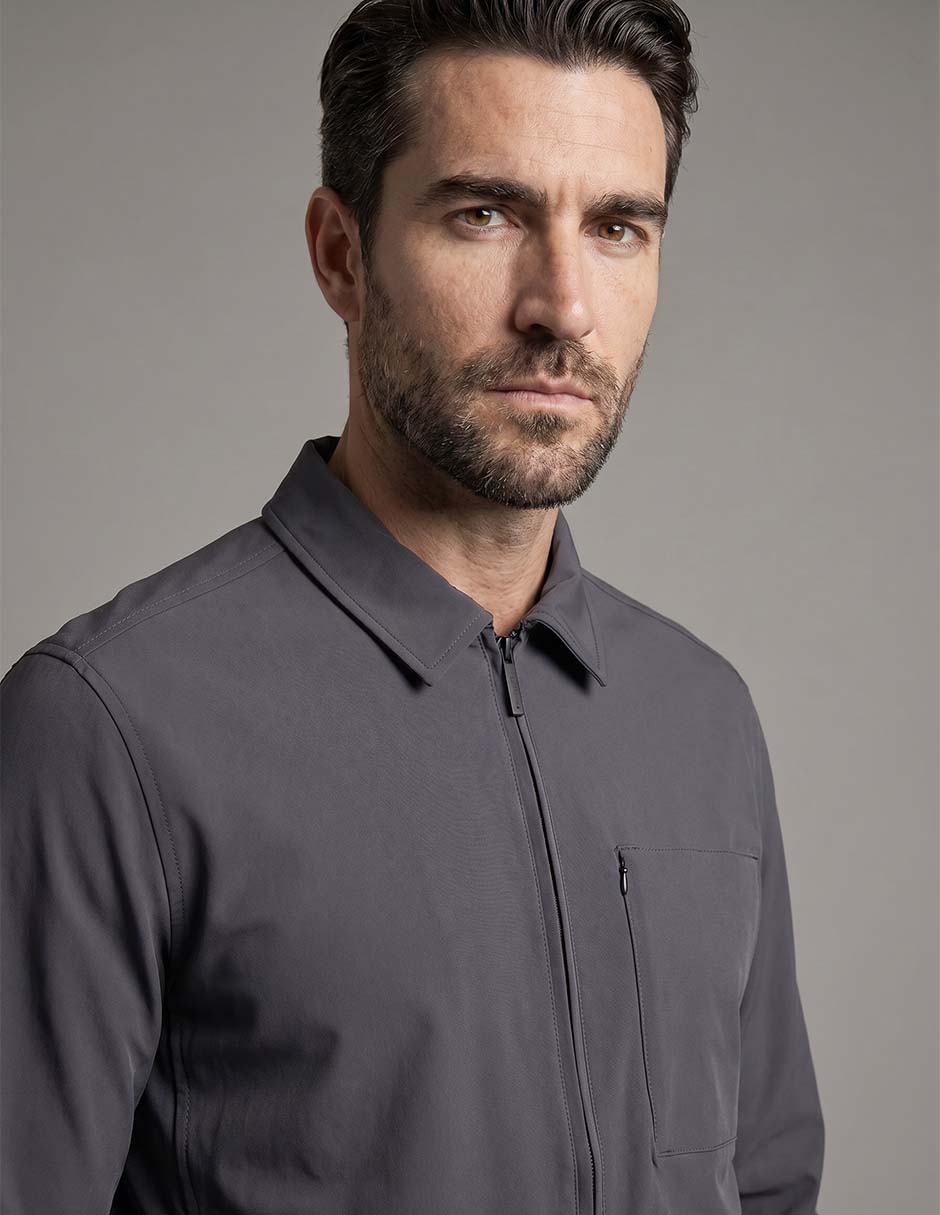Camisa casual manga larga para hombre 3