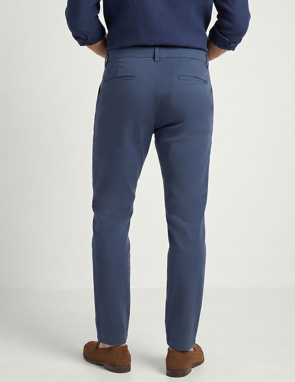 Pantalón chino slim de algodón para hombre 3
