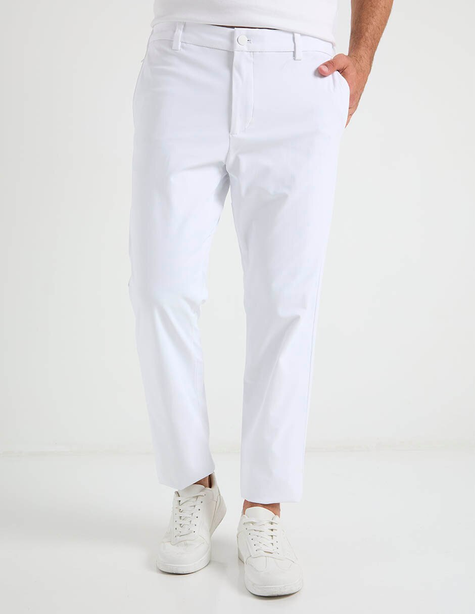 Pantalón casual chino slim para hombre