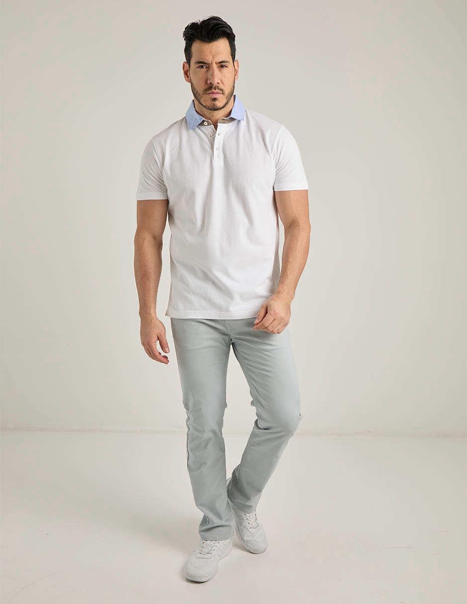 Pantalón casual chino slim para hombre