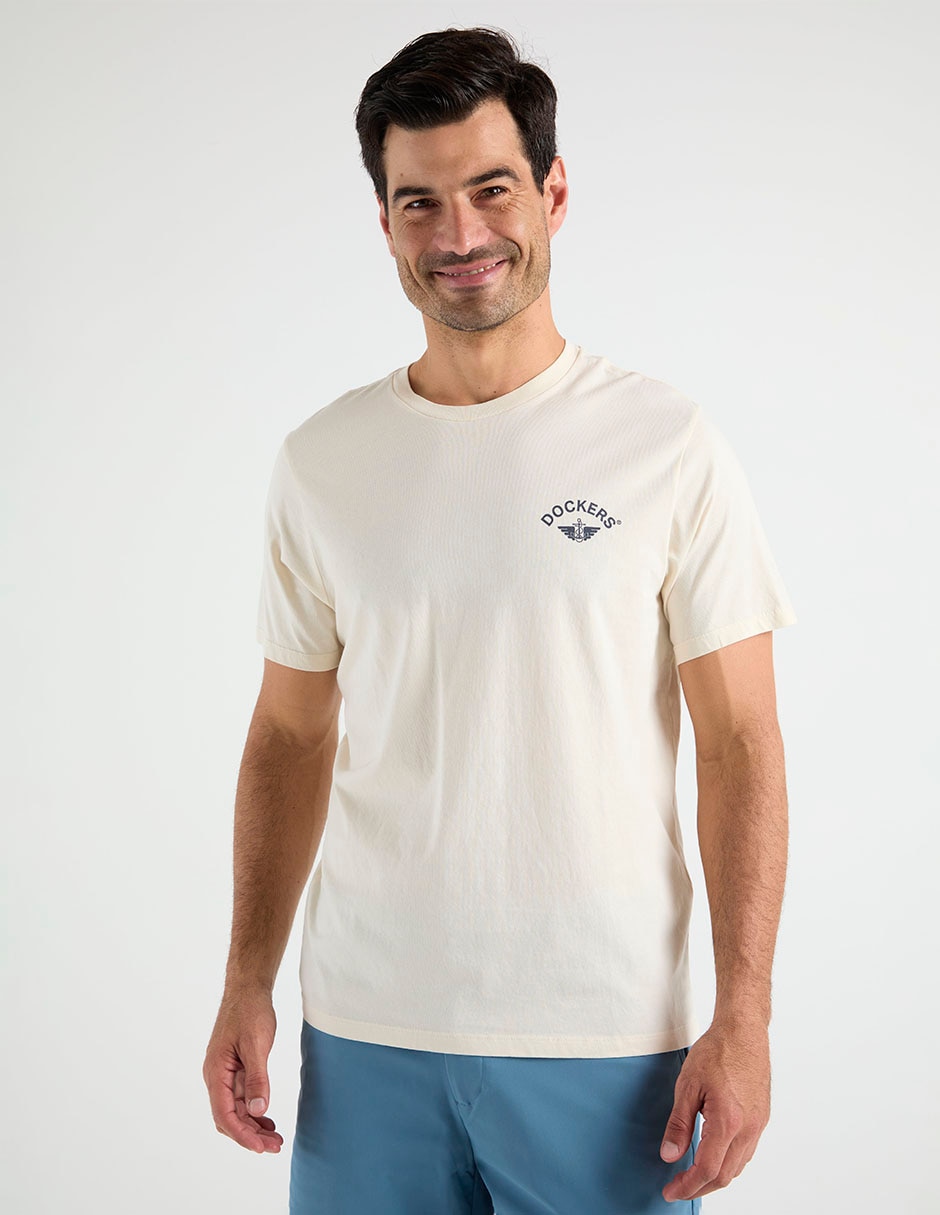 Playera cuello redondo para hombre