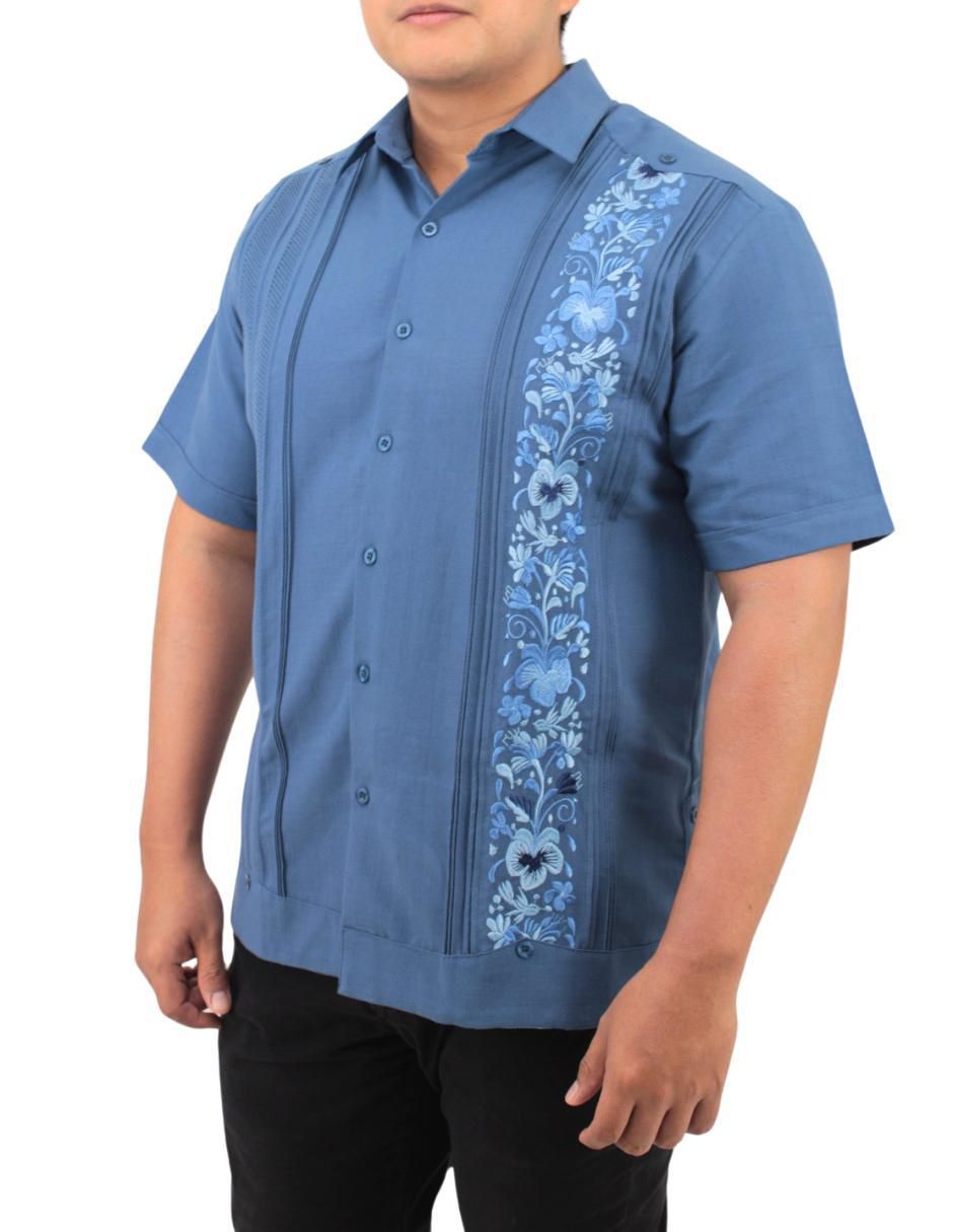 Guayabera manga corta para hombre 5