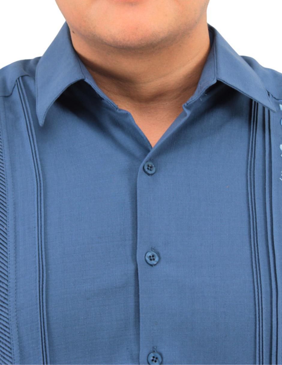 Guayabera manga corta para hombre 4