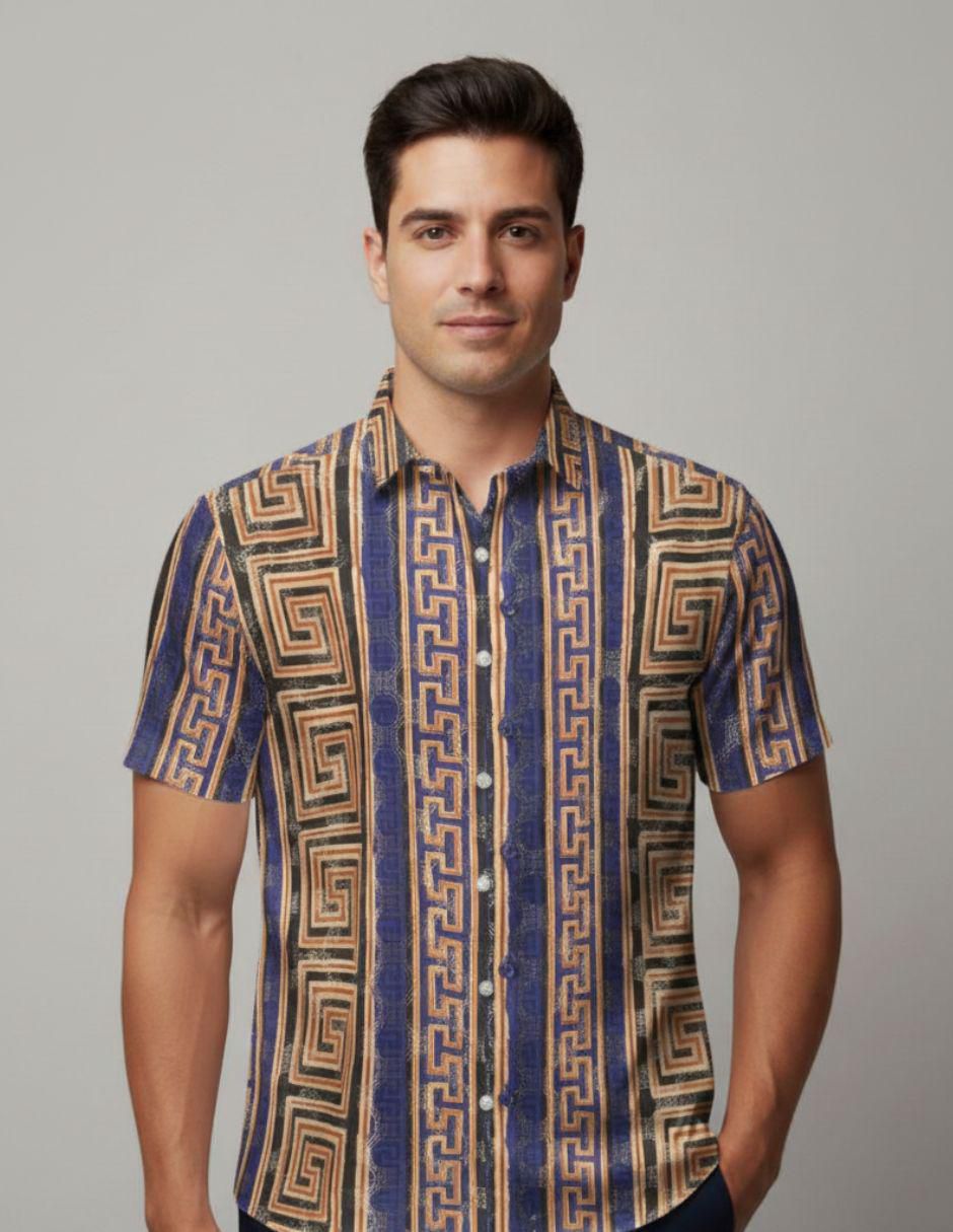 Camisa casual manga corta para hombre Camisa casual manga corta para hombre