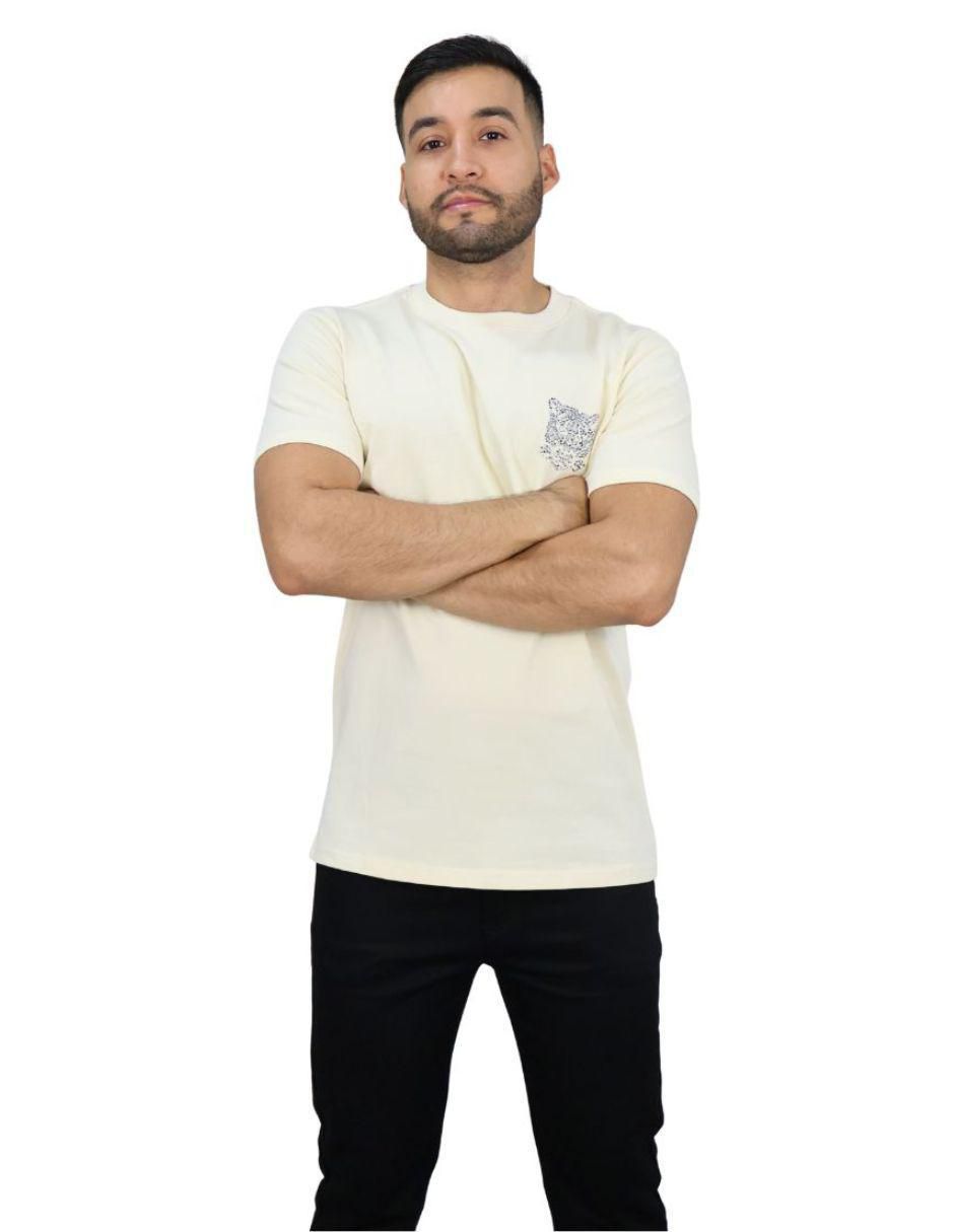 Playera cuello redondo para hombre