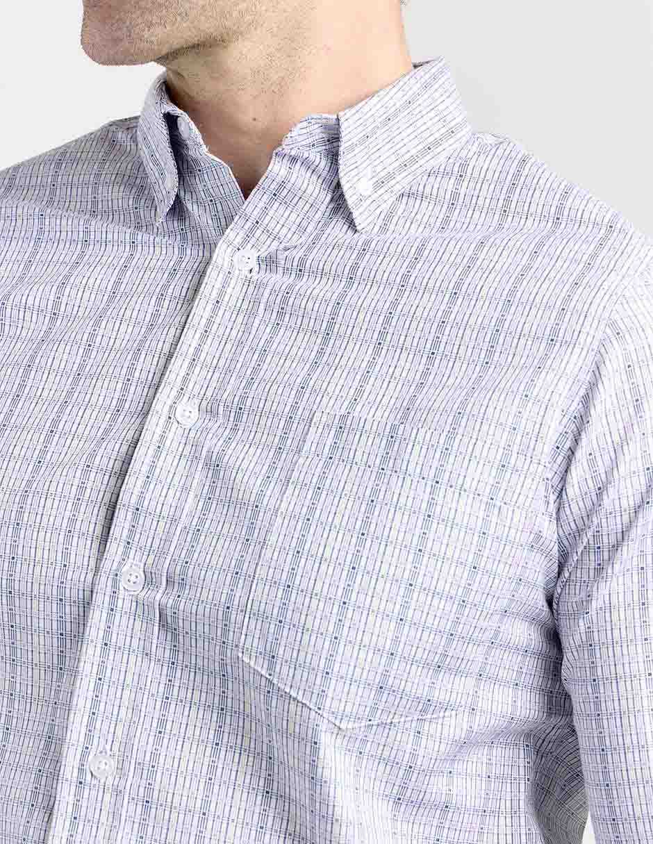 Camisa casual Regent Street manga larga para hombre