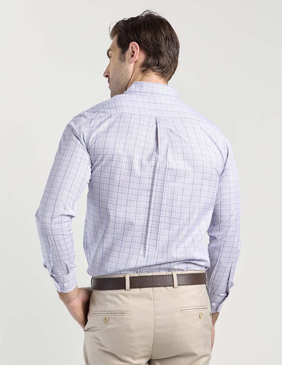 Camisa casual Regent Street manga larga para hombre