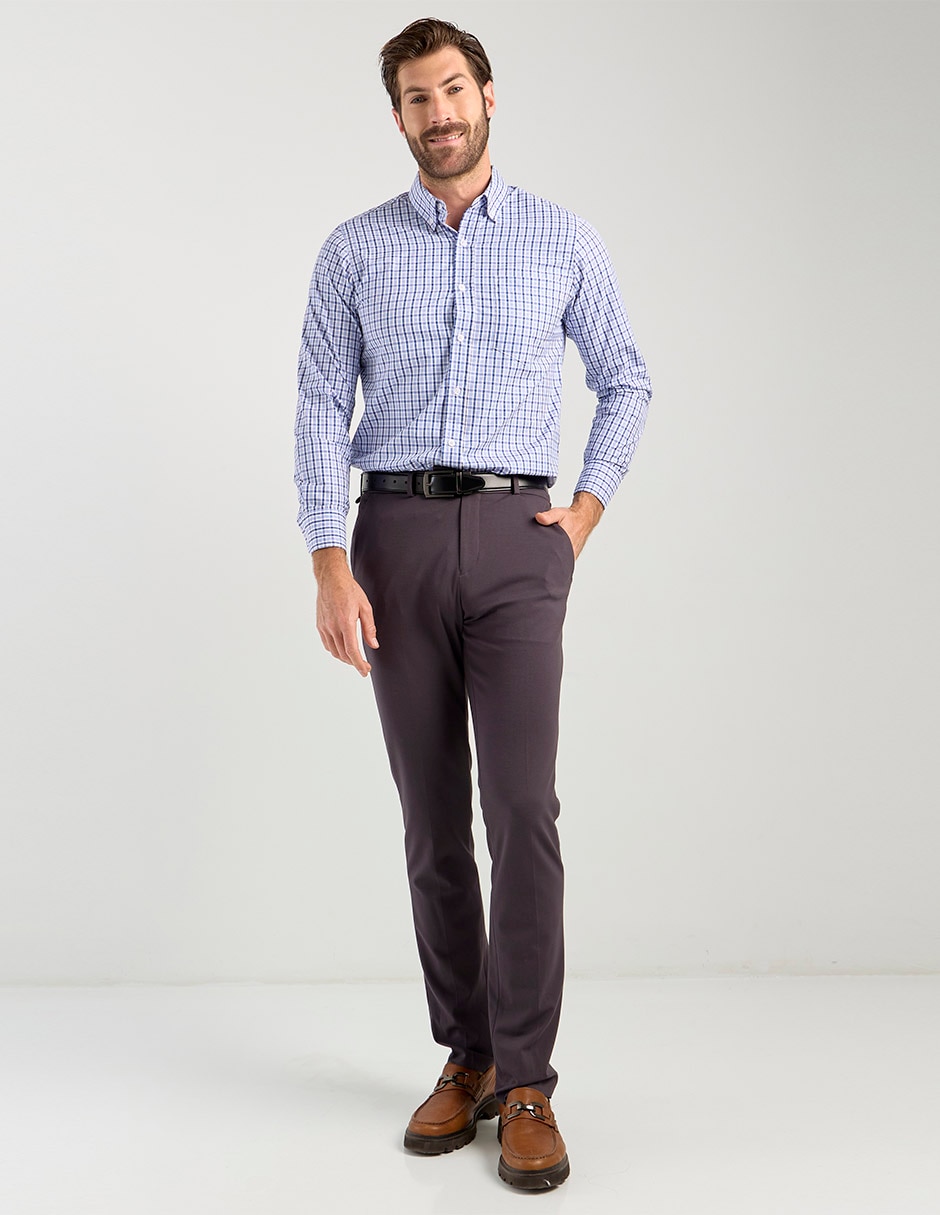 Camisa casual Regent Street manga larga para hombre