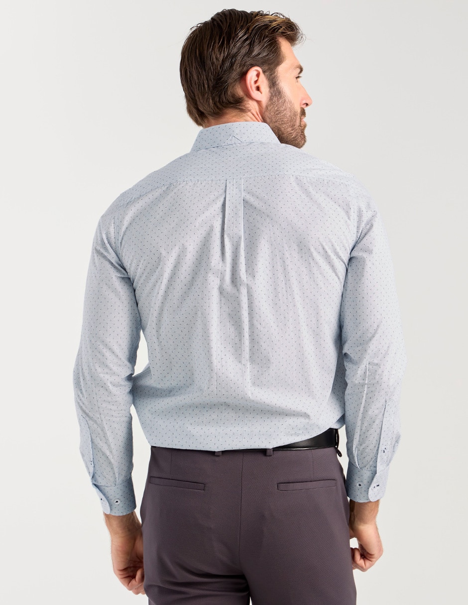 Camisa bussiness casual Regent Street de algodón manga larga para hombre