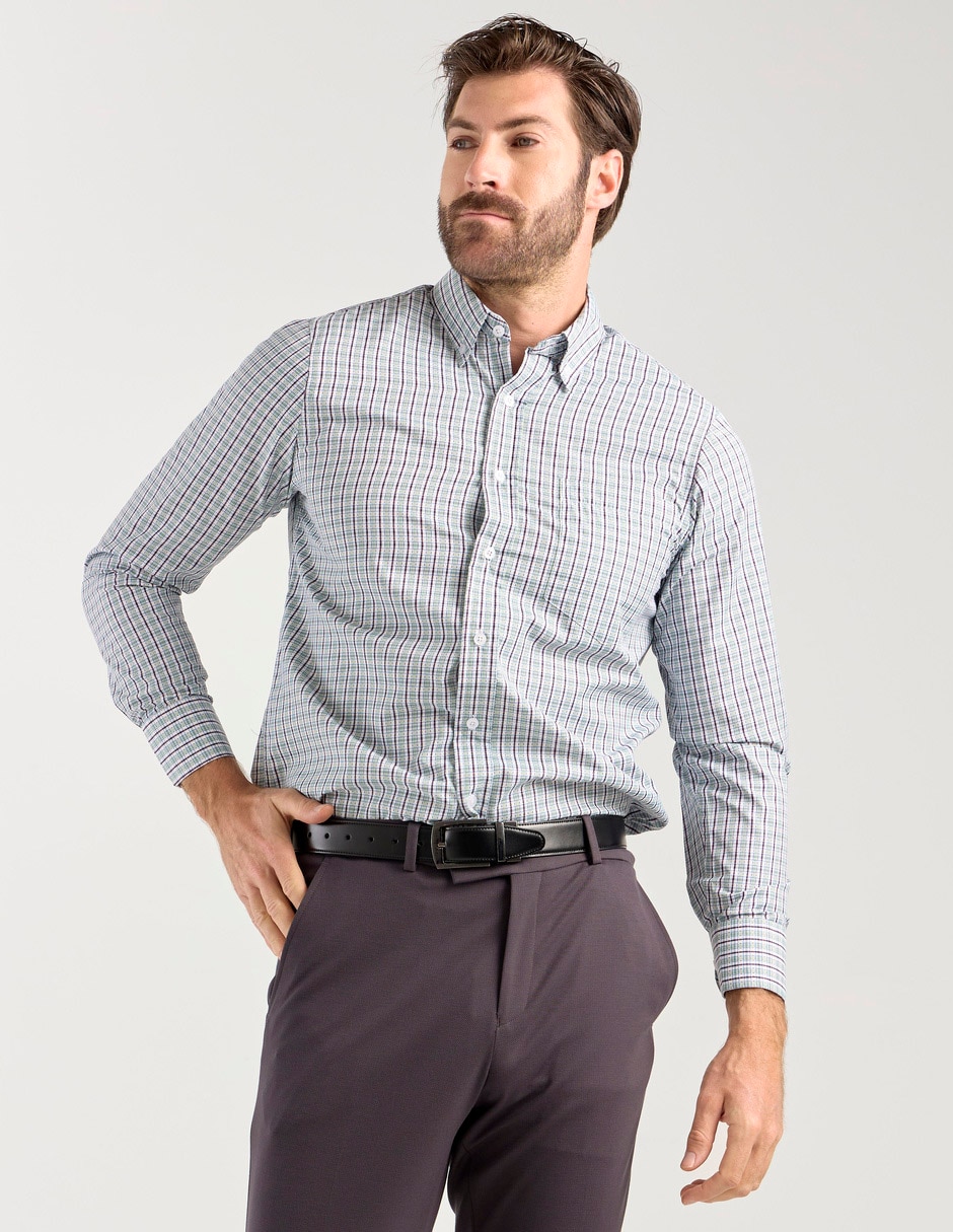 Camisa casual Regent Street manga larga para hombre
