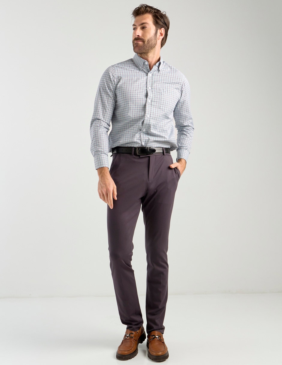 Camisa casual Regent Street manga larga para hombre