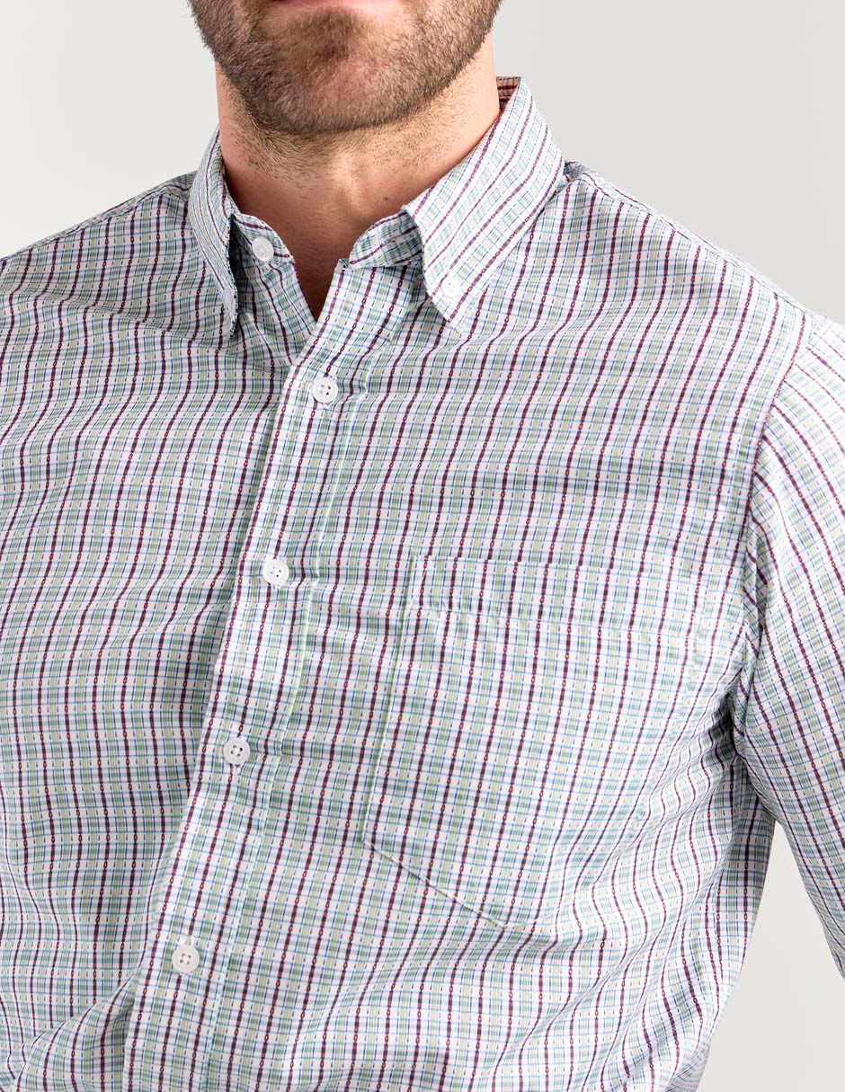 Camisa casual Regent Street manga larga para hombre