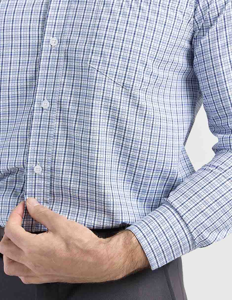 Camisa casual manga larga para hombre 10