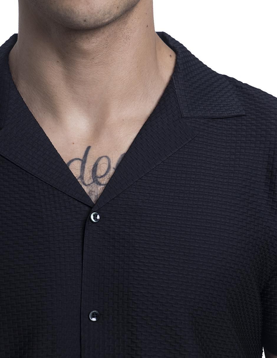 Camisa casual manga corta para hombre