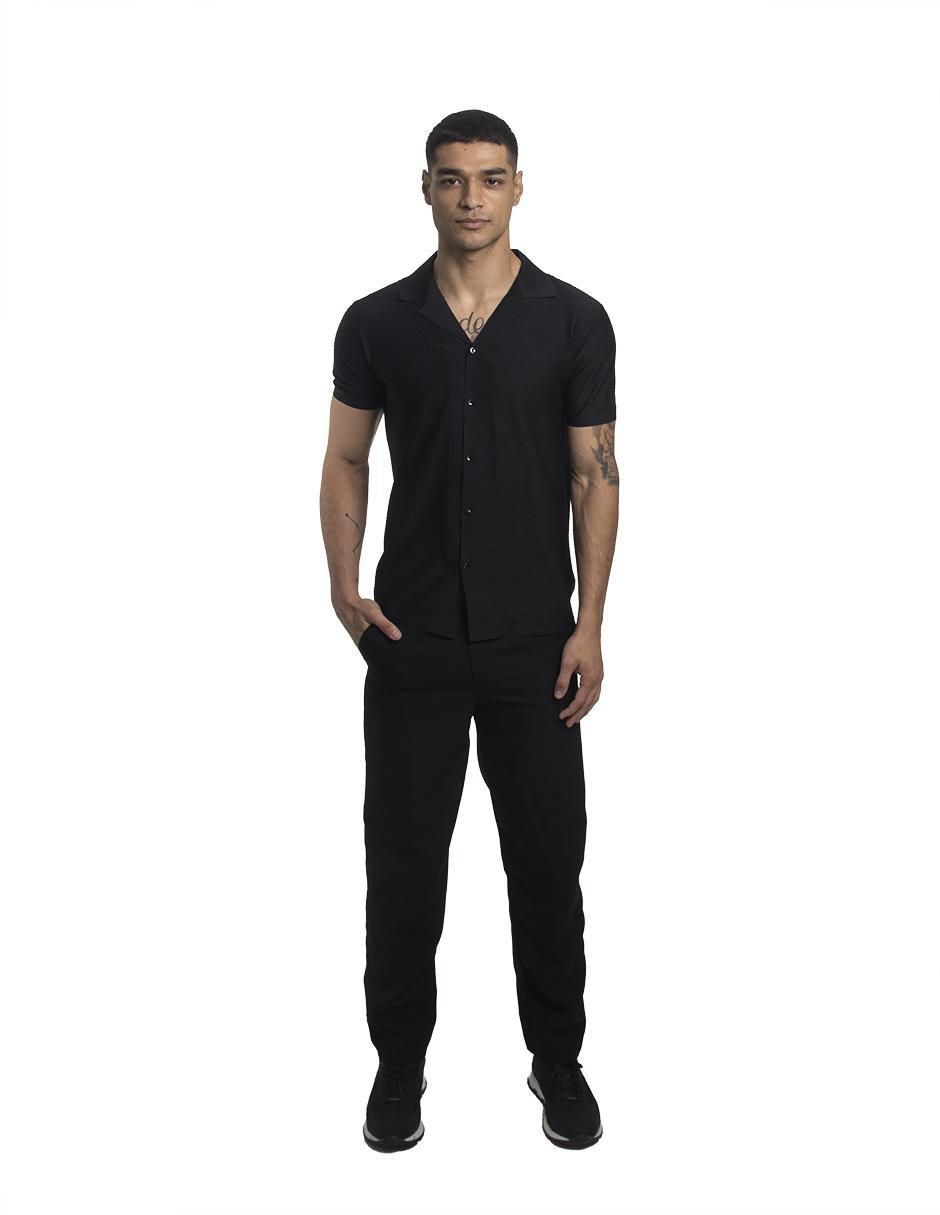 Camisa casual manga corta para hombre