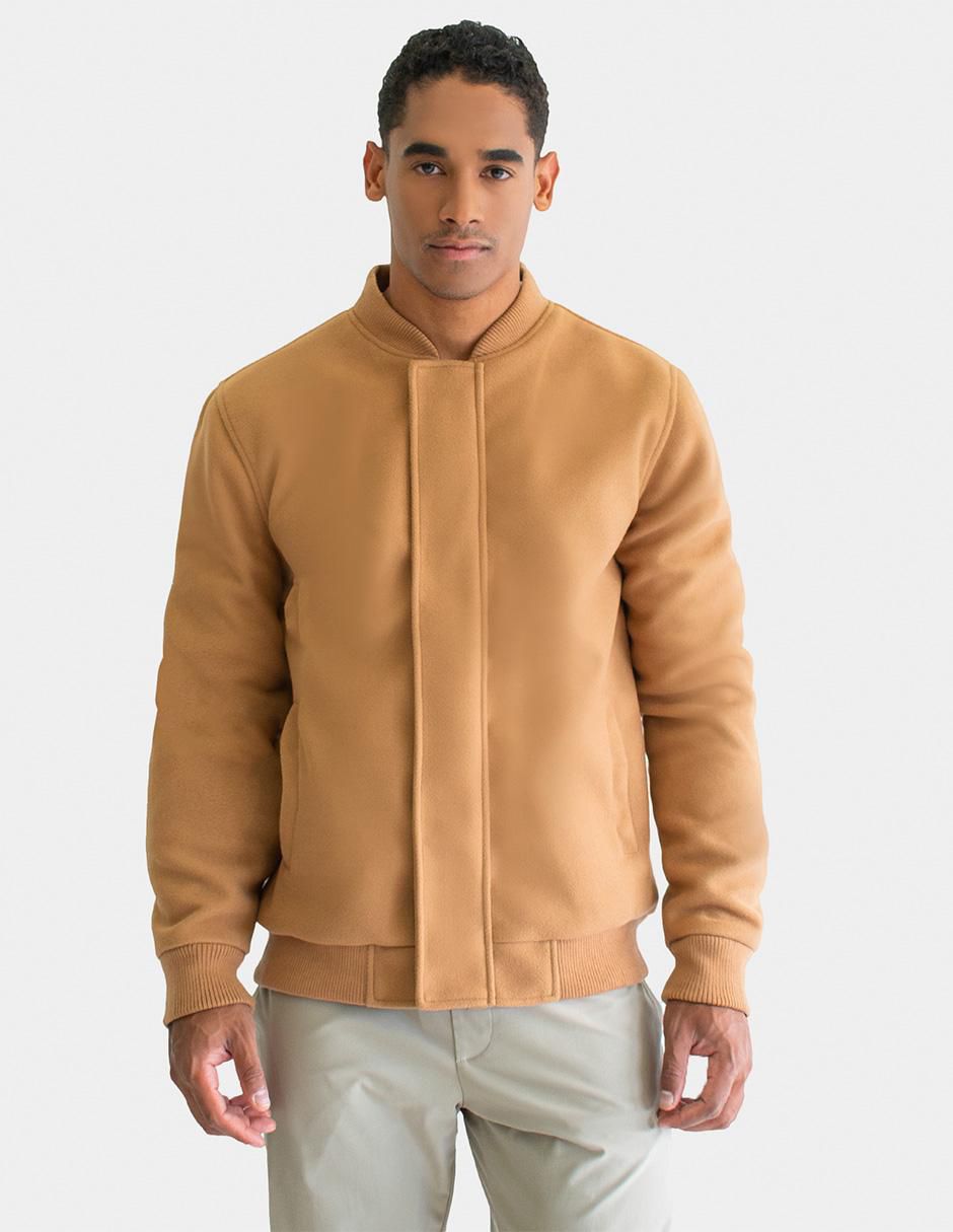 Chamarra bomber con bolsillos para hombre Chamarra bomber con bolsillos para hombre