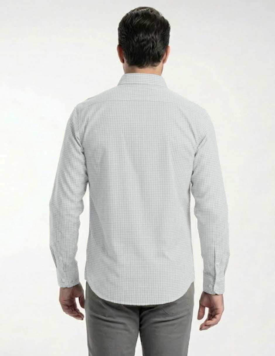Camisa casual Dioro de algodón manga larga para hombre