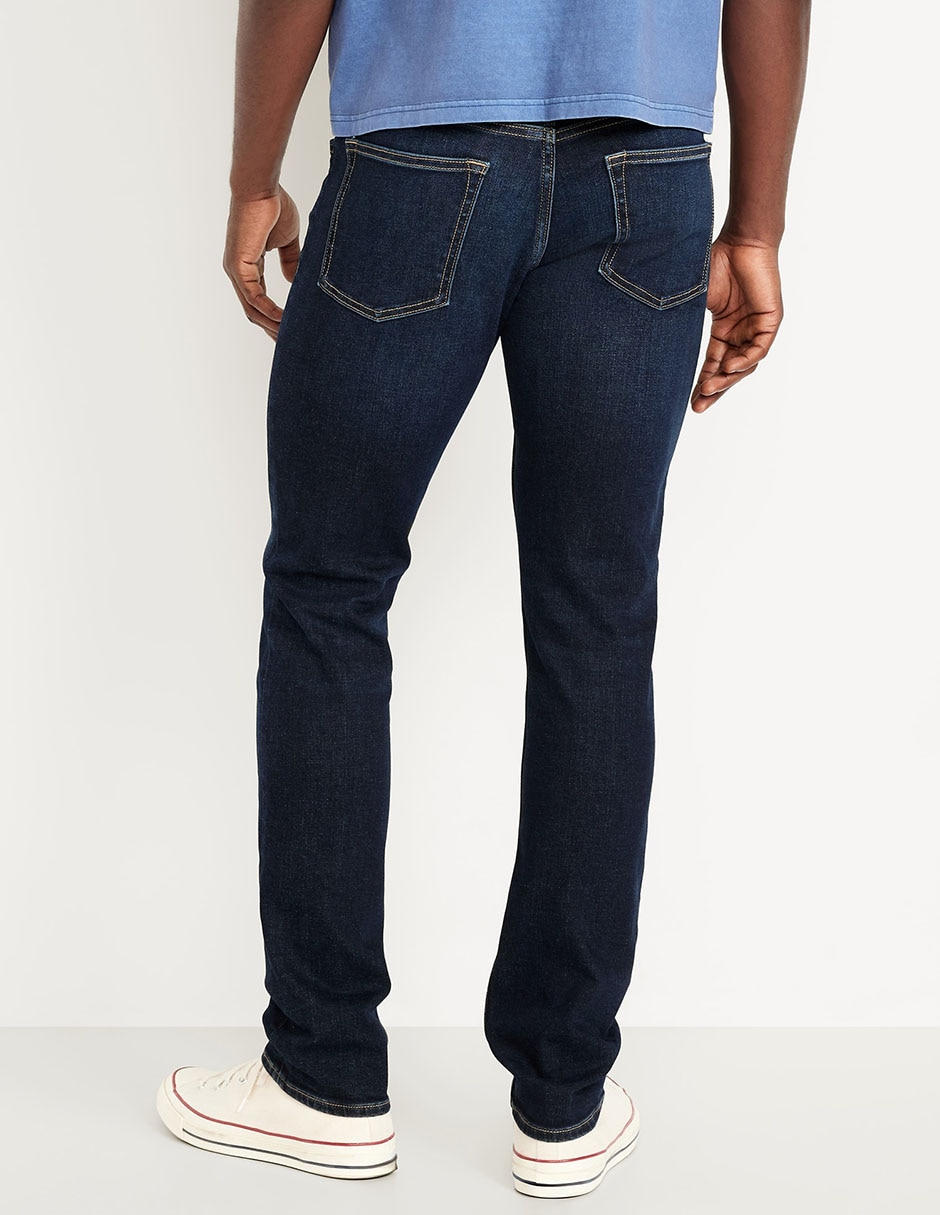 Jeans slim lavado medio para hombre 2
