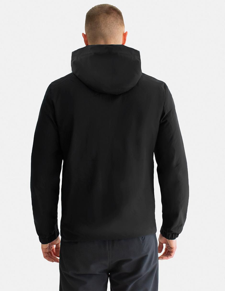 Chamarra casual impermeable con bolsillos para hombre