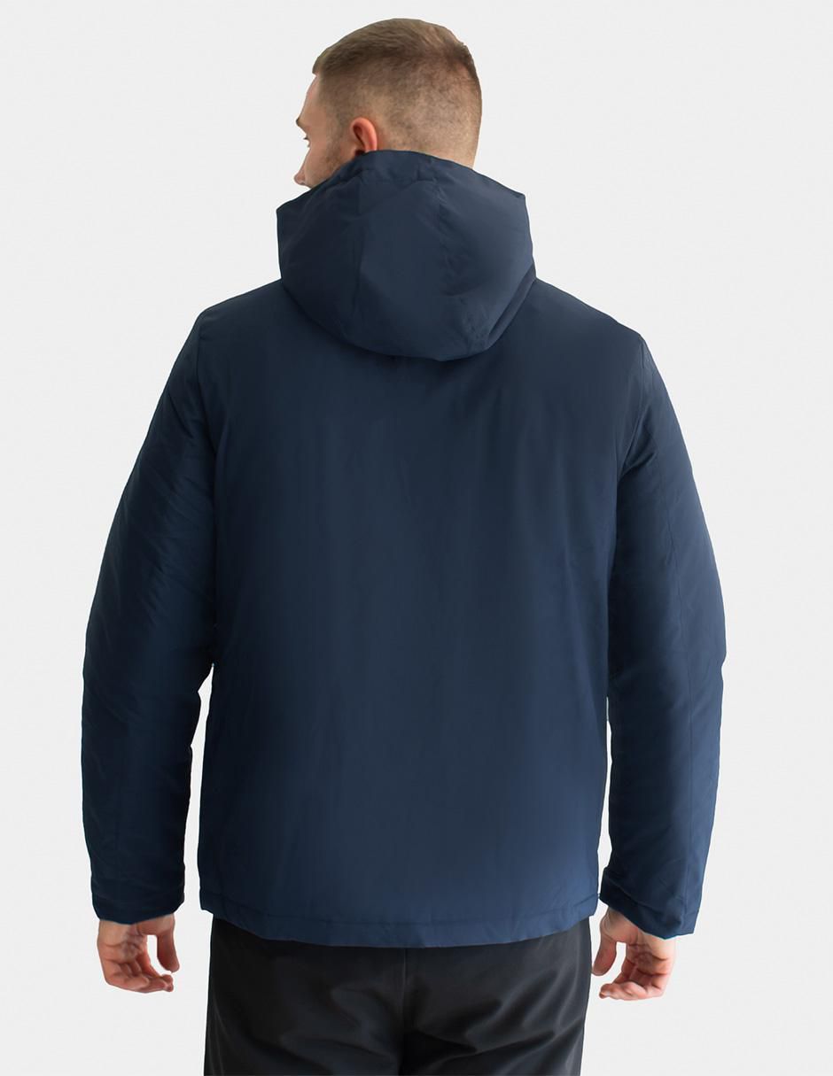 Chamarra casual impermeable con bolsillos para hombre 2