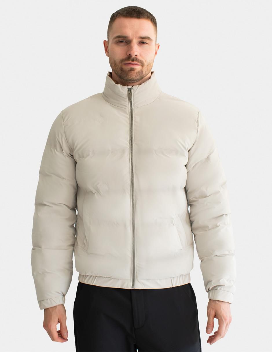 Chamarra capitonada con bolsillos para hombre Chamarra capitonada con bolsillos para hombre