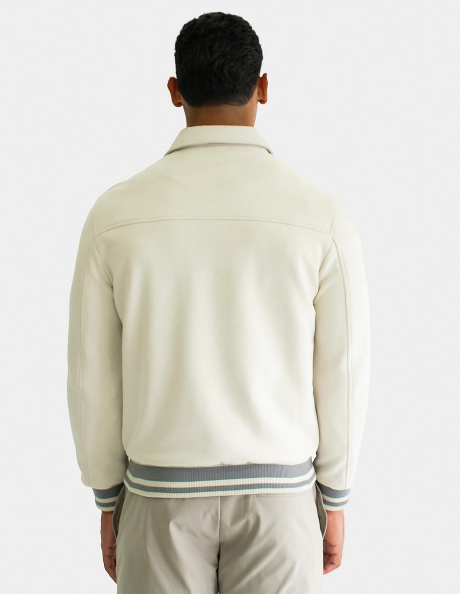 Chamarra casual con bolsillos para hombre