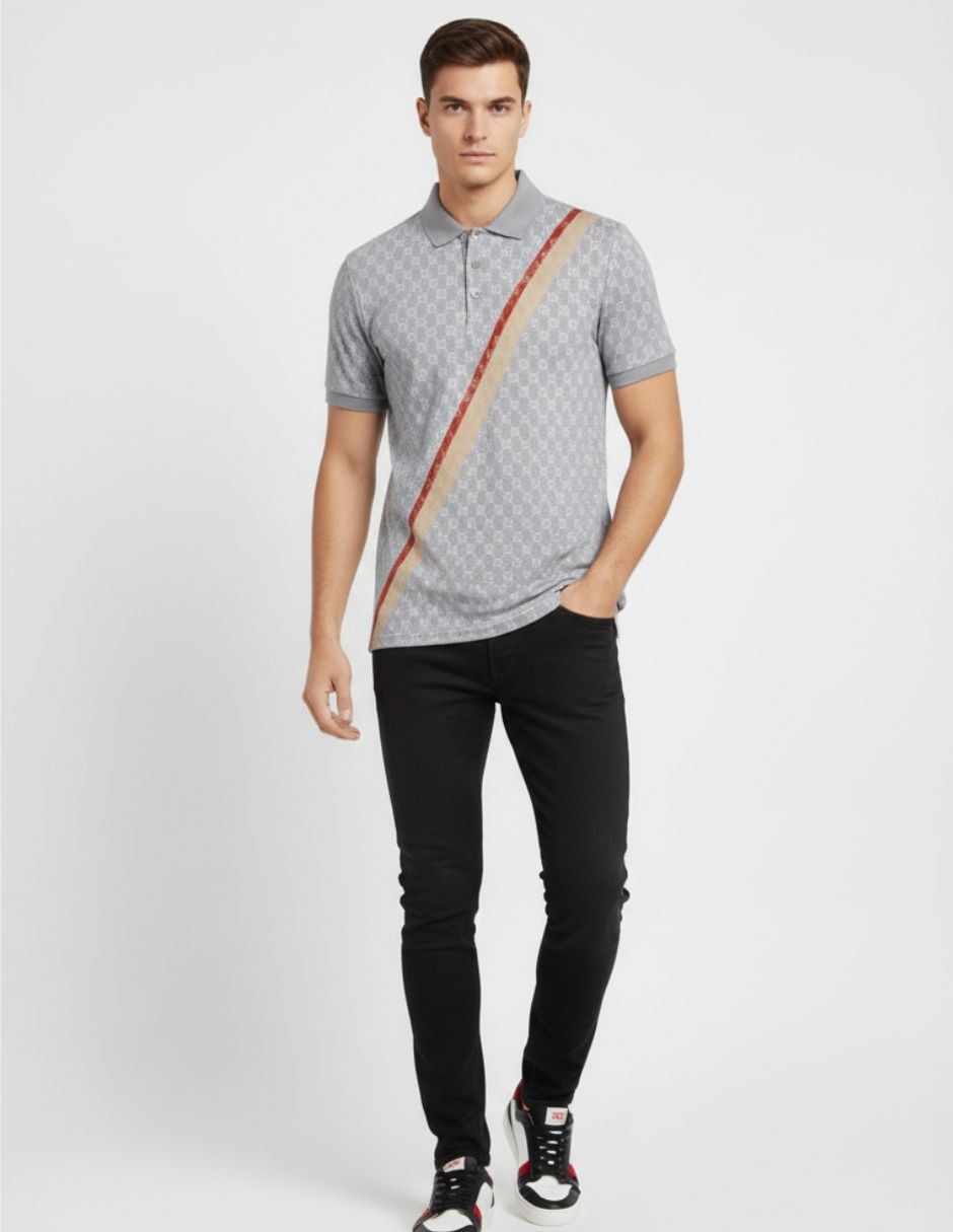 Playera tipo polo Pavini para hombre