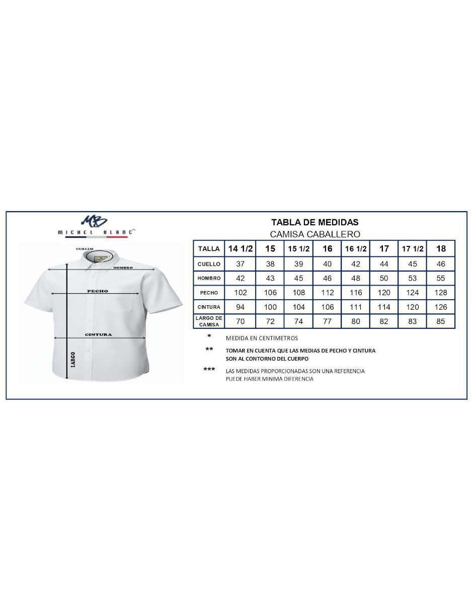 Camisa casual manga corta para hombre