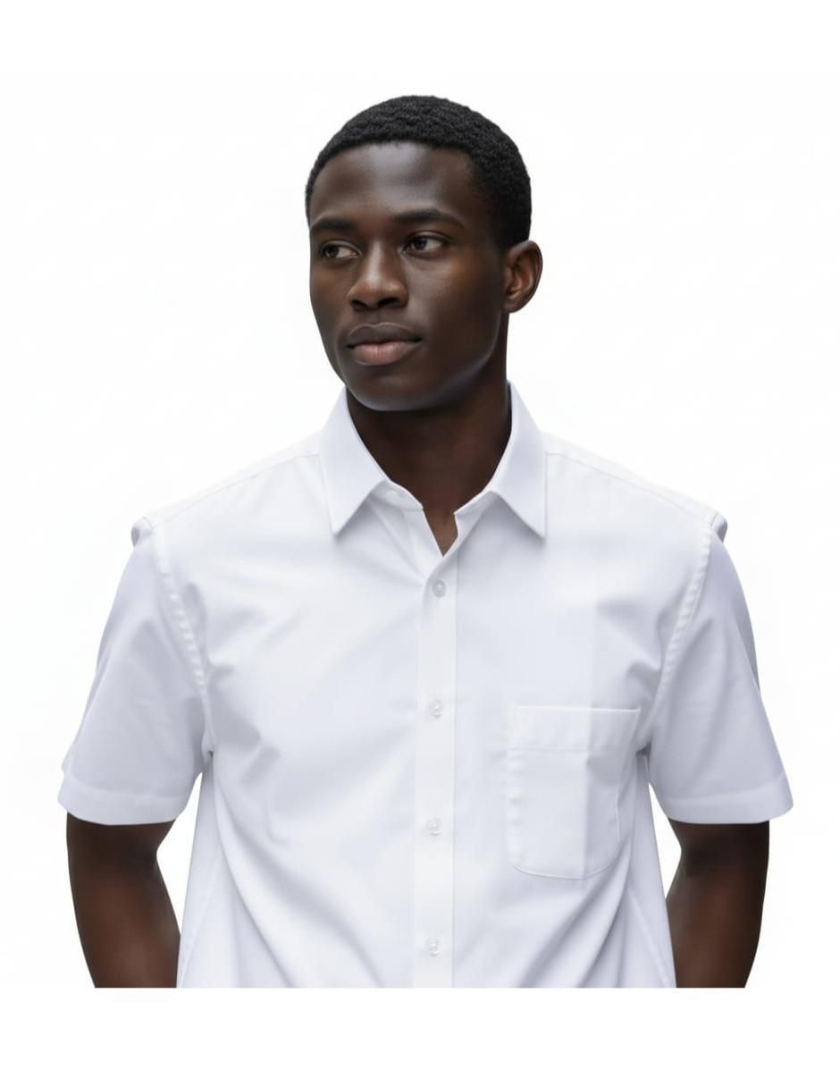 Camisa casual manga corta para hombre